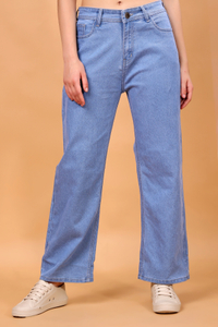 London Hills Relaxed Fit Women Light Blue Jeans