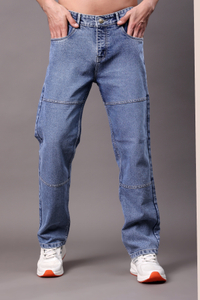 ZAYSH Loose Fit Men Blue Jeans