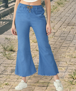 NEUNK Flared Women Blue Jeans