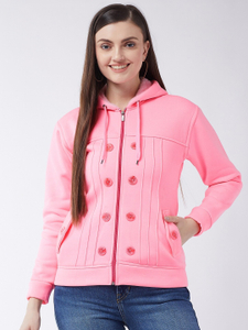 Pivl Full Sleeve Solid Women Jacket