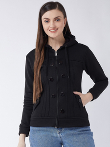 Pivl Full Sleeve Solid Women Jacket