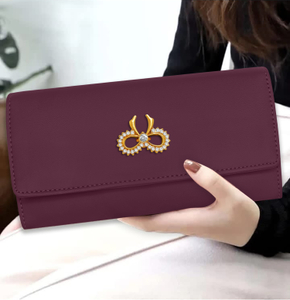 ASSUENTERPRISES Maroon  Clutch