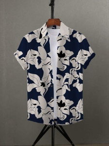 THE XOS Men Printed Casual Multicolor Shirt