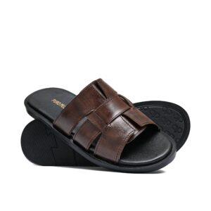 Brown Belt Slipper SA56