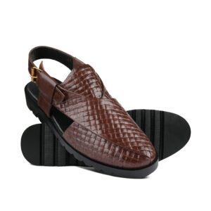 Heritage Brown Leather Sandal Da40