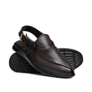 Imported Choco Brown Peshawari Chappal DJ03