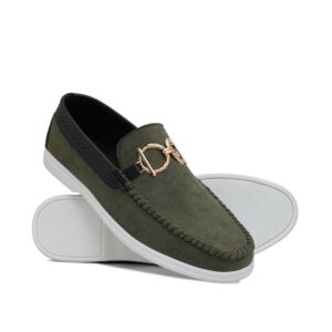 Green Suede Shoe Lz06