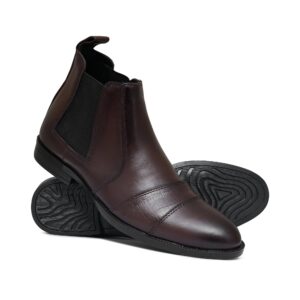 Maroon 2Tone Chelsea Boots PD03