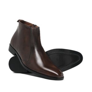 Brown Leather Chelsea Boot PS02