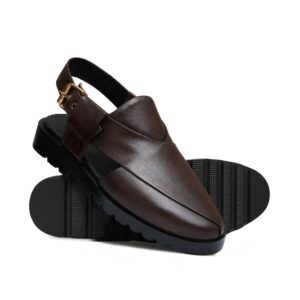 Brown Peshawari Chappal DA06