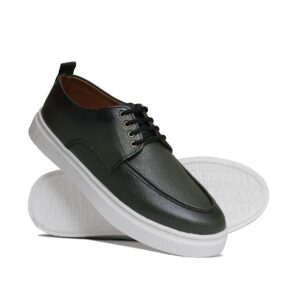 Imported High Sole Green Lace Shoe PM04