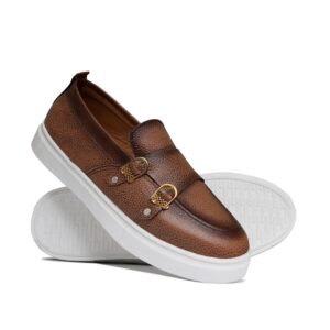 Imported High Sole Brown 2 Monk PM02