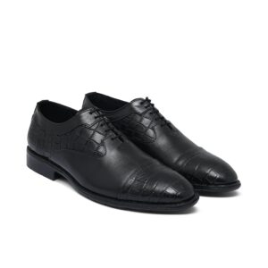 Croc Leather Lace Shoe Pz12