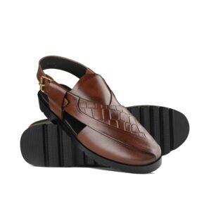 Vintage Charm Leather Sandal Da46