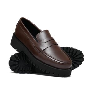 High Sole Brown Shoe FU01