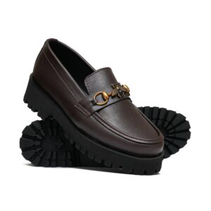 High Sole Brown Shoe FU03