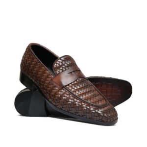 Brown Woven Shoe FA04