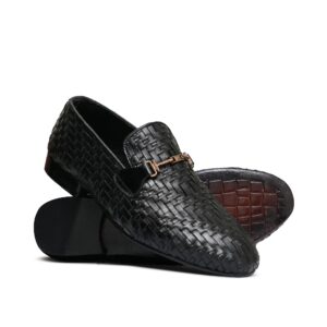 Black Woven Shoes FA05