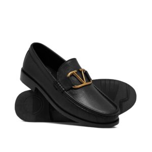 Black Mild V Buckle Shoe FZ06