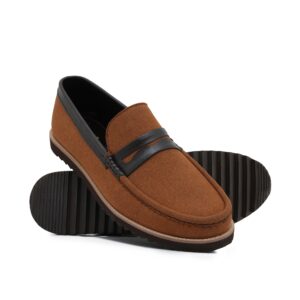 Tan Suede Loafer LZ03