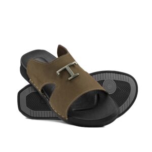 Olive Green Nubuck Slipper SB01