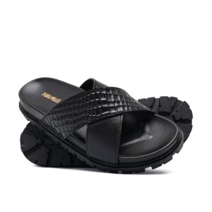 Black  Cross Slipper SA107