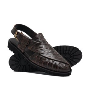 Brown Croc Sandal DJ08