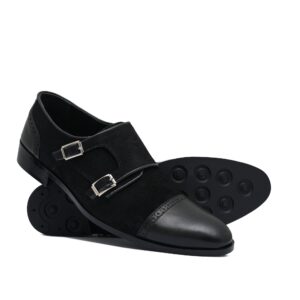 Black Monk Leather Shoe Ph10