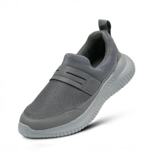 Sleek Grey SlipOn Athletic Shoe RS09