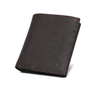 MenBrownLeatherWalletGR75