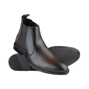 Sleek Chelsea Boots with Elastic Sides PD10