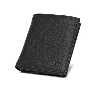 MenBlackLeatherWalletGR75
