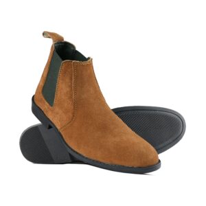 Premium Brown Suede Chelsea Boots PD09